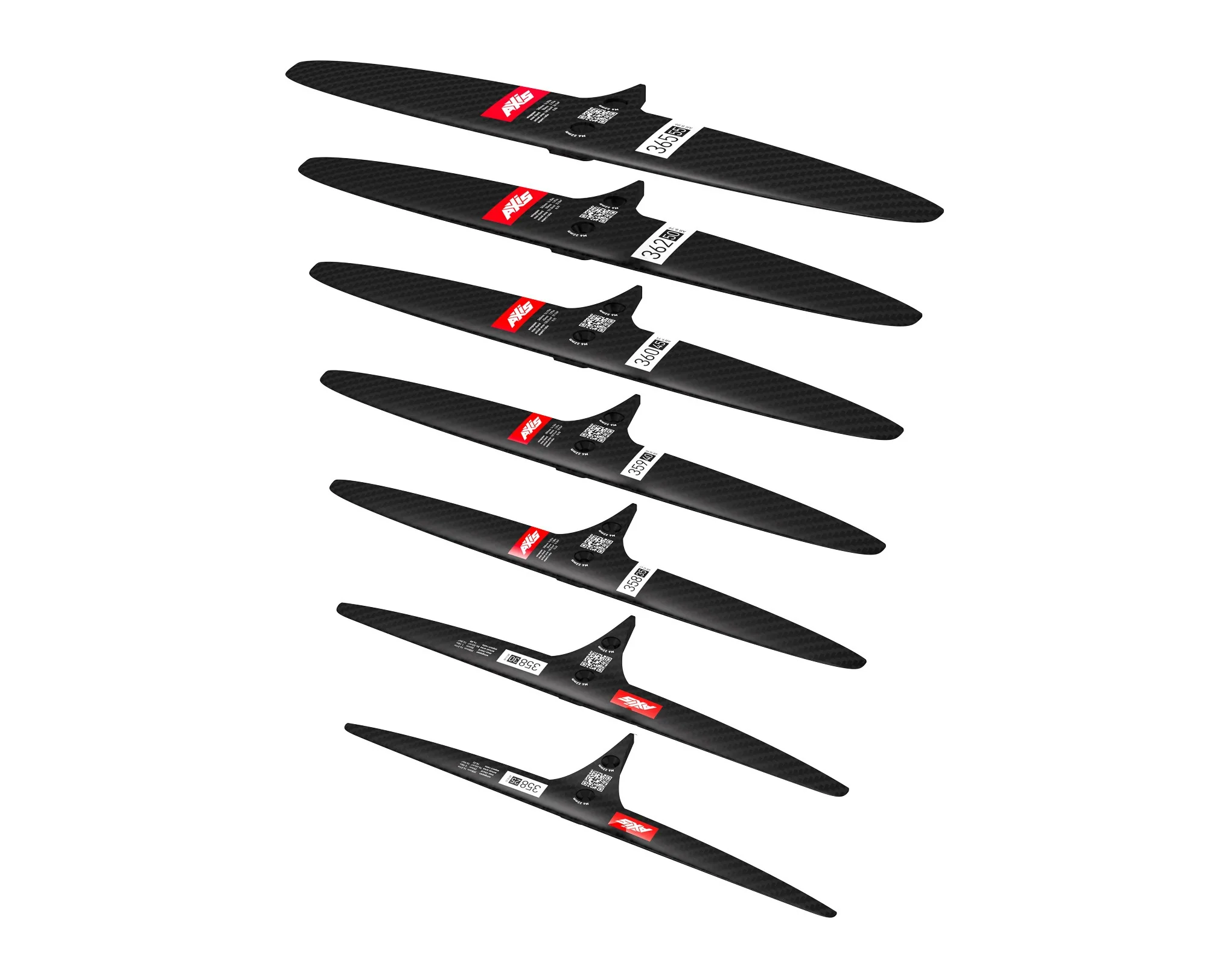 AXIS SKINNY - 358-30 Carbon Rear Hydrofoil wing - Image 4